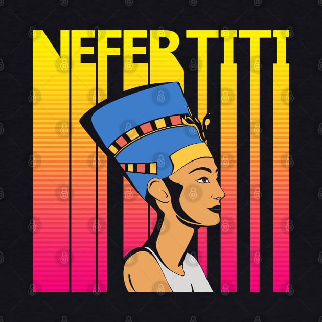 Vintage Retro Queen Nefertiti by GWENT